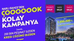 Narlı Bahçe Evleri Kampanya ile Çok Kolay