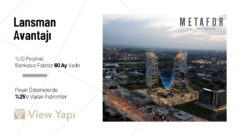 Metafor Ankara projesinde lansmana özel imkanlar