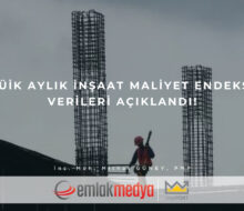 2021 Aralık inşaat maliyet endeksi artışı yıllık yüzde 67,74 oldu!