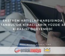 Ekstrem Artışlar Karşısında İstanbul’da Kiracıların Yüzde 40’ı Kirasını Ödeyemedi