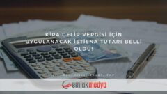 Kira gelir vergisi için uygulanacak istisna tutarı belli oldu!