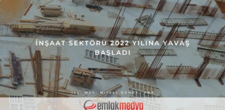 İnşaat Sektörü 2022 Yılına Yavaş Başladı