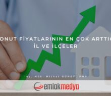 Konut fiyatlarının en çok arttığı il ve ilçeler