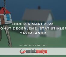 Endeksa Mart 2022 konut değerleme istatistikleri yayımlandı!